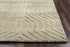 9' X 12' Tan And Natural Wool Geometric Hand Tufted Area Rug