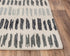 9' X 12' Gray Ivory And Charcoal Wool Striped Hand Tufted Area Rug