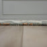 9' X 12' Gray Blue Ivory And Orange Wool Southwestern Hand Tufted Area Rug