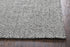 8' Black And Off White Wool Chevron Hand Woven Area Rug