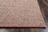 8' X 10' Burgundy And Off White Wool Chevron Hand Woven Area Rug