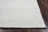 5' X 8' Off White And Ivory Wool Hand Woven Area Rug