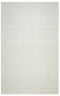 8' X 10' Off White And Ivory Wool Hand Woven Area Rug