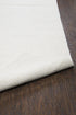 9' X 12' Off White And Ivory Wool Hand Woven Area Rug