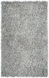 8' X 10' Light Gray And Silver Hand Tufted Area Rug