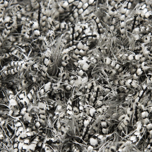 8' X 10' Gray And Silver Hand Tufted Area Rug