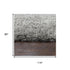 8' X 10' Gray And Silver Hand Tufted Area Rug