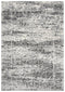 5' X 8' Ivory Silver And Taupe Abstract Area Rug