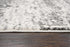 5' X 8' Ivory Silver And Taupe Abstract Area Rug