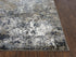 5' X 8' Silver Blue And Taupe Abstract Area Rug