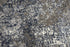 5' X 8' Silver Blue And Taupe Abstract Area Rug