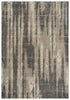 7' X 10' Silver Beige And Taupe Abstract Area Rug