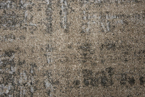 5' X 8' Silver Beige And Taupe Abstract Area Rug
