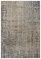 9' X 12' Silver Beige And Taupe Abstract Area Rug