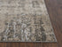 9' X 12' Silver Beige And Taupe Abstract Area Rug