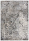 8' X 10' Silver Gray And Taupe Abstract Area Rug