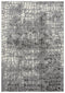 5' X 8' Ivory And Gray Abstract Area Rug