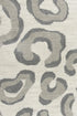 8' X 10' Gray Taupe And Dark Gray Wool Animal Print Hand Tufted Area Rug