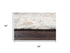 5' X 8' Beige Blue Gray Cream And Light Brown Wool Floral Hand Tufted Area Rug