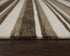 9' X 12' Beige Brown And Ivory Striped Hand Tufted Area Rug