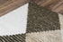 8' X 10' Brown And Natural Geometric Hand Tufted Area Rug