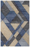 8' X 10' Ivory And Natural Geometric Hand Tufted Area Rug
