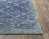 8' X 10' Blue And Ivory Geometric Hand Tufted Area Rug