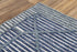 8' X 10' Blue And Ivory Geometric Hand Tufted Area Rug
