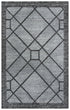 8' X 10' Gray And Black Geometric Hand Tufted Area Rug