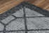 8' X 10' Gray And Black Geometric Hand Tufted Area Rug