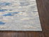 8' X 10' Blue Dark Blue And Gray Wool Abstract Hand Tufted Area Rug