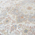 9' X 12' Gray Ivory Red Orange And Blue Medallion Area Rug