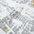 9' X 12' Ivory Blue Orange Red And Gray Abstract Area Rug