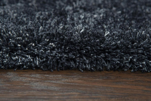 8' X 10' Charcoal And Gray Hand Tufted Area Rug