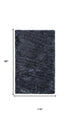 8' X 10' Charcoal And Gray Hand Tufted Area Rug
