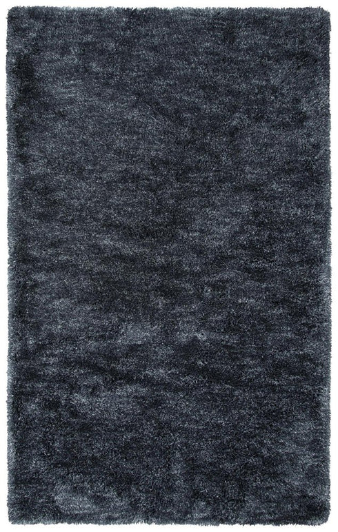 9' X 12' Charcoal And Gray Hand Tufted Area Rug