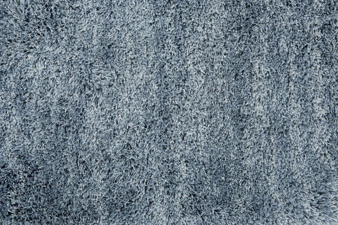 5' X 8' Blue And Dark Blue Hand Tufted Area Rug