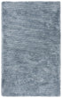 9' X 12' Blue And Dark Blue Hand Tufted Area Rug