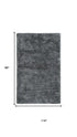 8' X 10' Light Gray And Gray Hand Tufted Area Rug