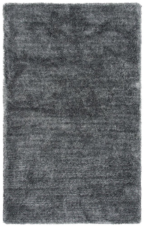 9' X 12' Light Gray And Gray Hand Tufted Area Rug