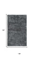 9' X 12' Light Gray And Gray Hand Tufted Area Rug