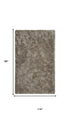 8' X 10' Beige And Natural Hand Tufted Area Rug