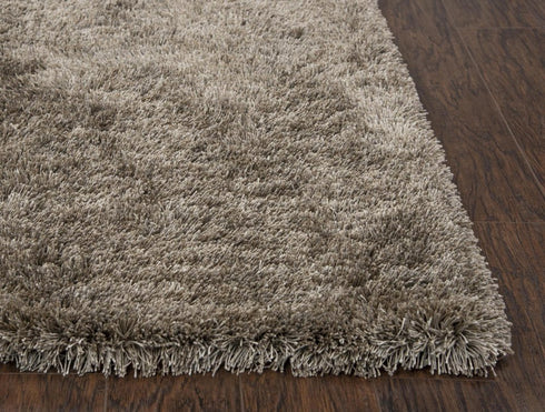 9' X 12' Beige And Natural Hand Tufted Area Rug