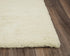 8' X 10' Ivory And White Hand Tufted Area Rug