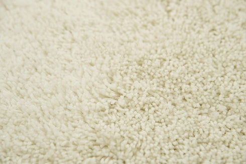 8' X 10' Ivory And White Hand Tufted Area Rug