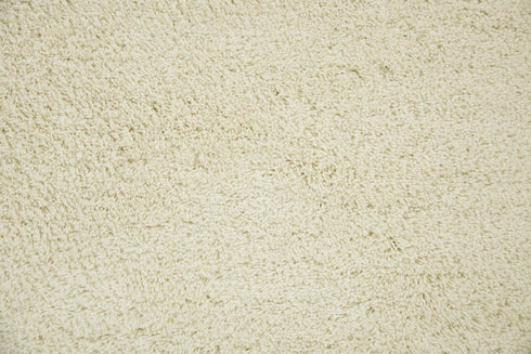 8' X 10' Ivory And White Hand Tufted Area Rug