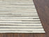 5' X 8' Gray Ivory Brown And Charcoal Striped Hand Woven Area Rug