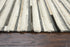 8' X 10' Gray Ivory Brown And Charcoal Striped Hand Woven Area Rug