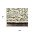 8' X 10' Blue And Ivory Wool Oriental Hand Tufted Area Rug