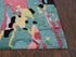 5' X 8' Teal And Blue Wool Abstract Hand Tufted Area Rug